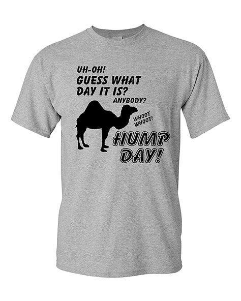 Gsicd Hump Day Camel Adult Funny T Shirt Graphic Tees Stellanovelty