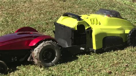 Build your own lawn mower robot. Make Your Own Robot Lawn Mower with Jazzy Power chair base and Ryobi 40v - YouTube