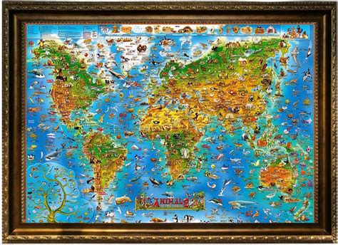 World Map Jigsaw Puzzles For Adults Kids Wood 1000 Peices