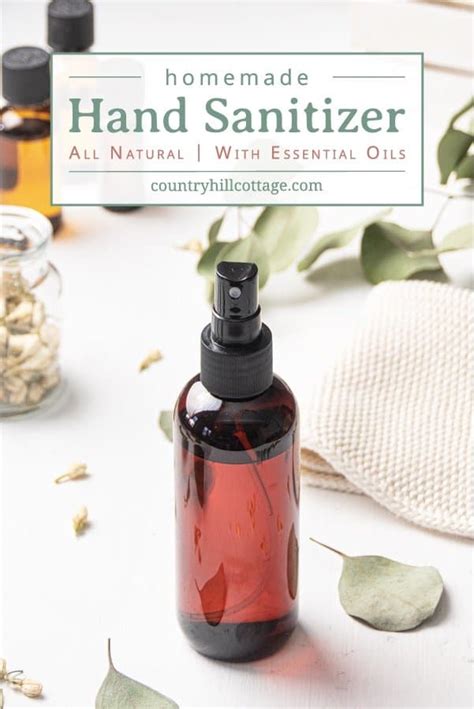 Pour all ingredients into a 2 oz. DIY Hand Sanitizer - Homemade Hand Rub with Essential Oils