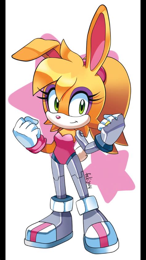 Bunnie Rabbot D Coolette Sonic Fan Characters Sonic Funny Sonic The Hedgehog