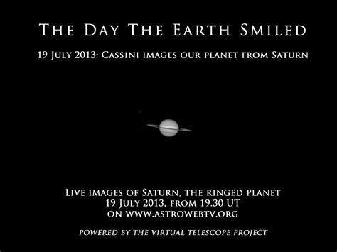 The Day The Earth Smiled Cassini Images Our Planet From Saturn We Spy