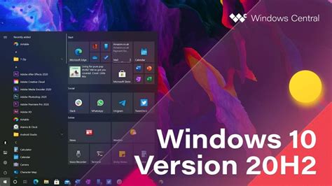 Windows 10 Versions 20h2 New Update