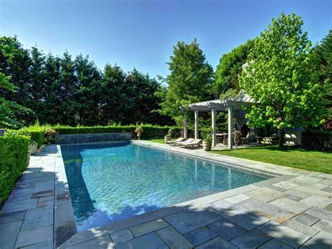 Best Celebrity Outdoor Living Spaces Domino Hamptons House Stylish