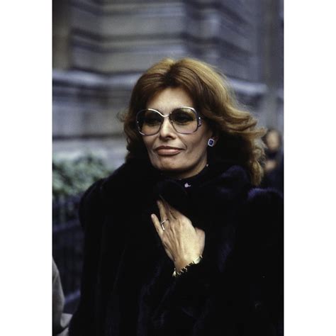 Sophia Loren Wearing Sunglasses Photo Print
