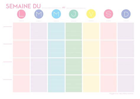 Last active mar 10, 2020. Semainier - Planning de semaine en PDF imprimable gratuitement