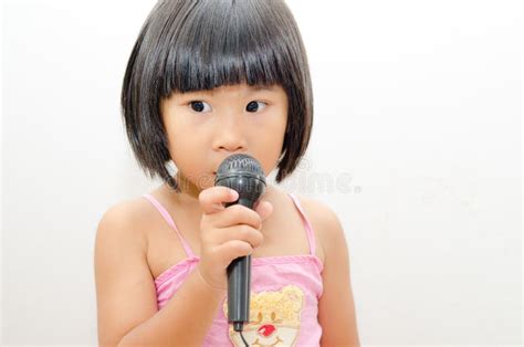 Asian Girl Singing Stock Image Image Of Singer Musician 24223077