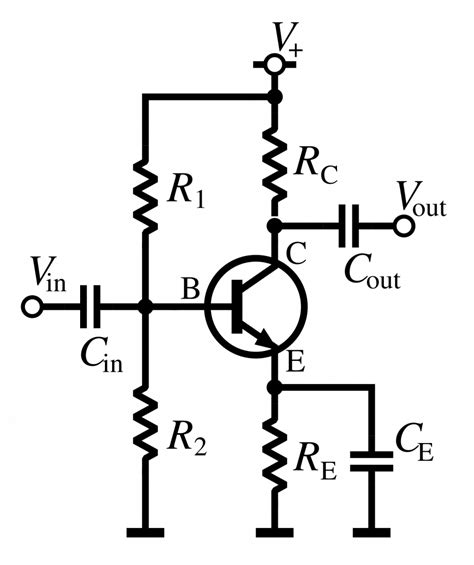 Draw The Common Emitter Circuit