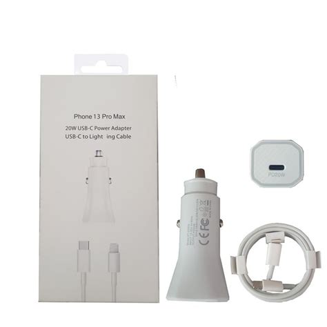 Apple 20w Car Charger Usb C Power Adapter For Iphone 13 With Type C To