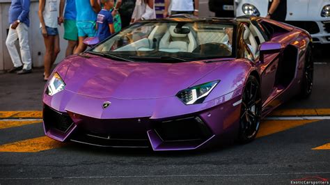 Lamborghini Aventador Chrome Purple
