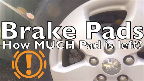 Check presentation and visibility, and analyze security and performance aspects now! How To Check Brake Pads - How much is left? - YouTube