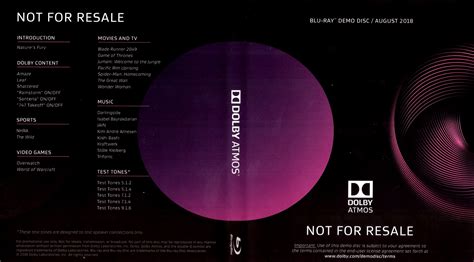 Wanted Dolby Atmos Blu Ray Demo Disc Aug 2018 Avs Forum