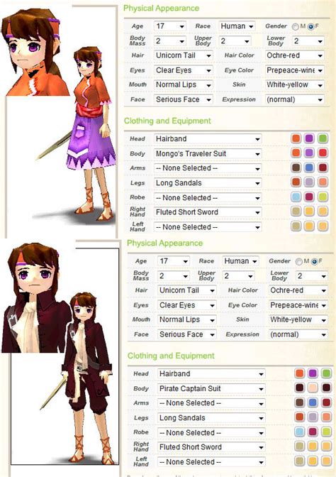 Anime Character Creator For Visual Novel Anime Characters