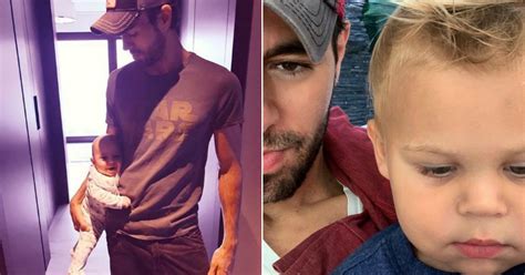 Enrique Iglesias Derrite A Sus Seguidores Con Una Foto Con Su Hijo Nicholas