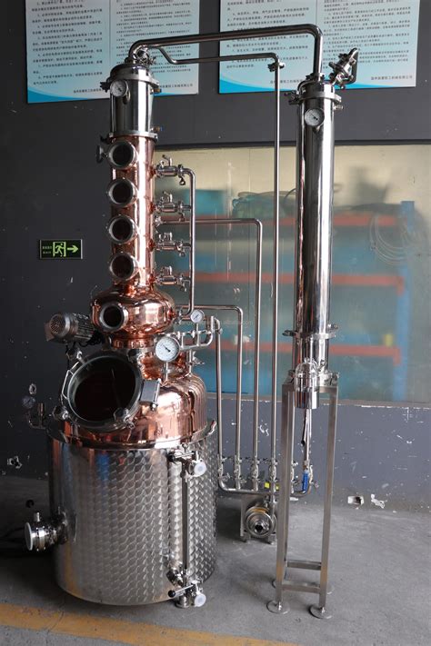 Hot Sale L Copper Alcohol Distillation Equipment For Wine Distillery