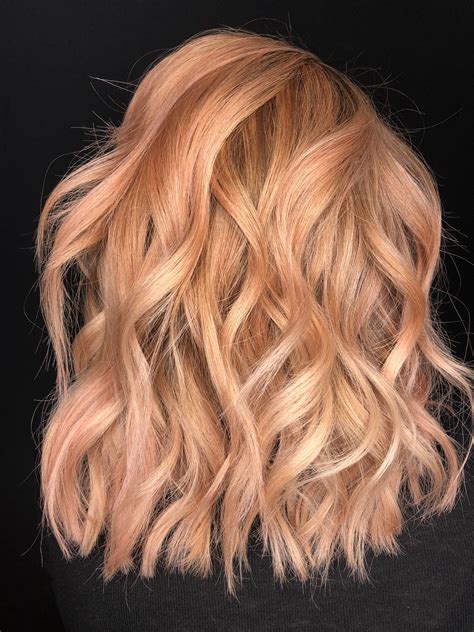 Strawberry Blonde Balayage Strawberry Blonde Hair Color Hair Styles Curly Hair Styles