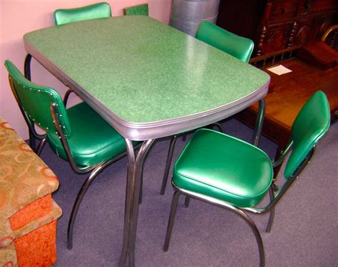 1950s Metal Kitchen Table And Chairs Vintage 1950s Red Kitchen Diner