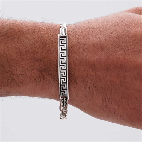 Versace Bracelet For Men Silver 925