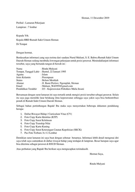 Contoh Surat Lamaran Cpns Dan Surat Pernyataan Kementerian Pertanian Surat Lamaran Kerja