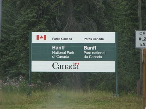 Welcome To Banff National Park The Sign Flickr
