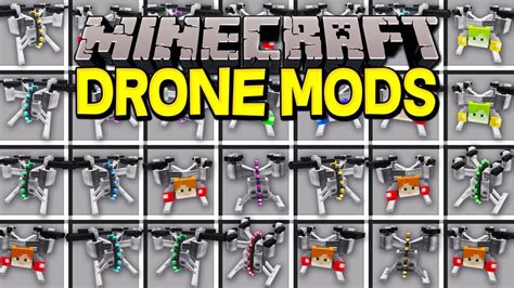 Minecraft Drones Mod Control And Fly Drones With Abilities And More