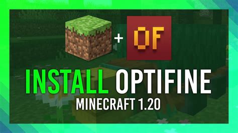 Install Optifine 120 Guide Minecraft 120 Fast Youtube
