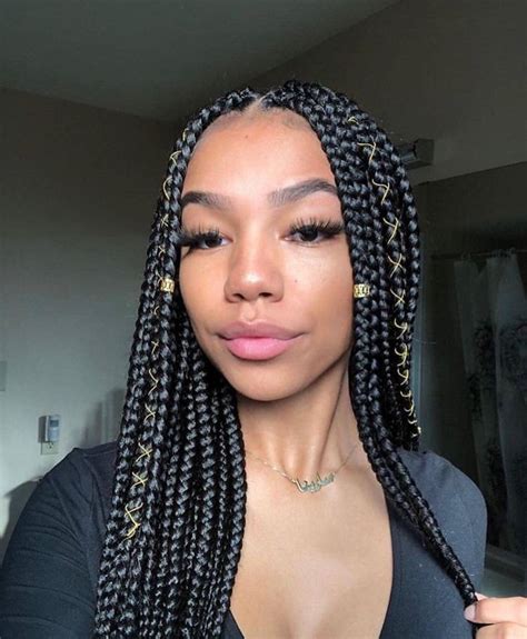 29 Popular Hair Style Box Braided Hairstyles For Black Women Pictures
