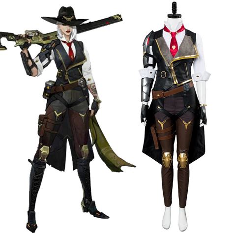 Overwatch Ashe Elizabeth Caledonia Outfit Cosplay Costume New Cosplaysky