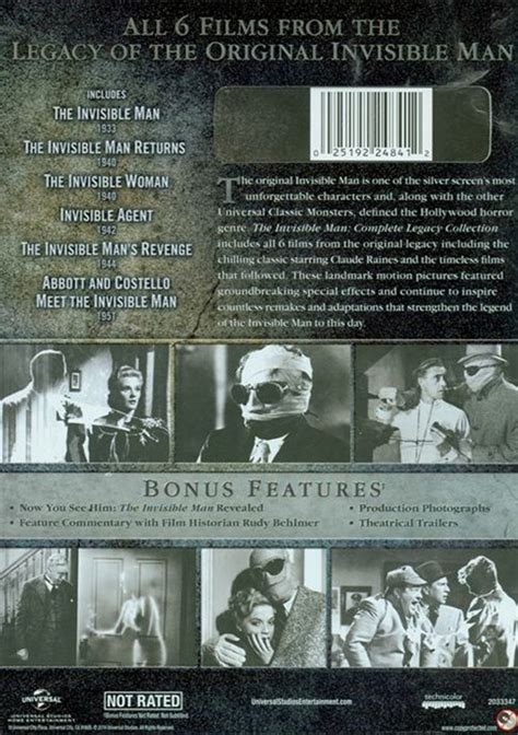 Invisible Man The Complete Legacy Collection Dvd Dvd Empire