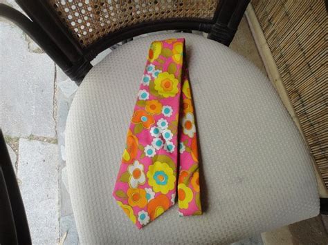 Webco industries, sand springs, oklahoma. Vintage flower power neck tie by Ties by Jon California by ...