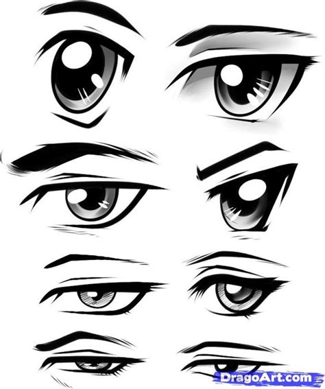 How To Draw Anime Male Eyes Step 121