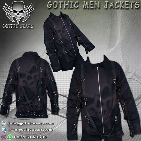 GOTHIC MEN,S JACKETS Artical No: GW-1308 Gothic Men Coats Gothic Women Coats Gothic Men Jackets ...
