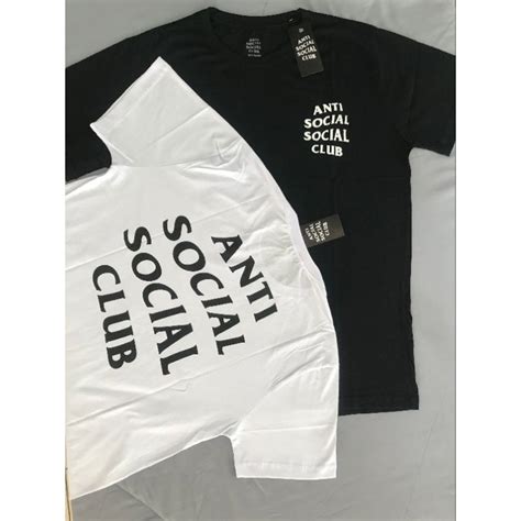 Camiseta Anti Social Social Club Clássica Unissex Shopee Brasil