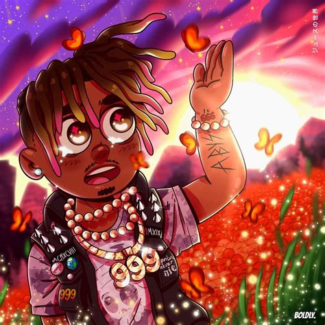 Customized in california and to perfection. Art Cartoon Art Juice Wrld Wallpaper