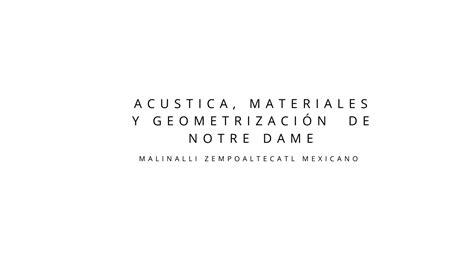 SOLUTION Ac Stica Materiales Estructura De Notre Dame Mzm Compressed