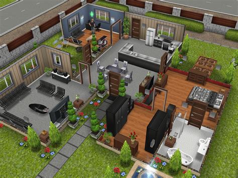 Jan 9 2020 sims freeplay house design one floor story small simple. Designer home | Sims freeplay houses, House layouts, Sims house