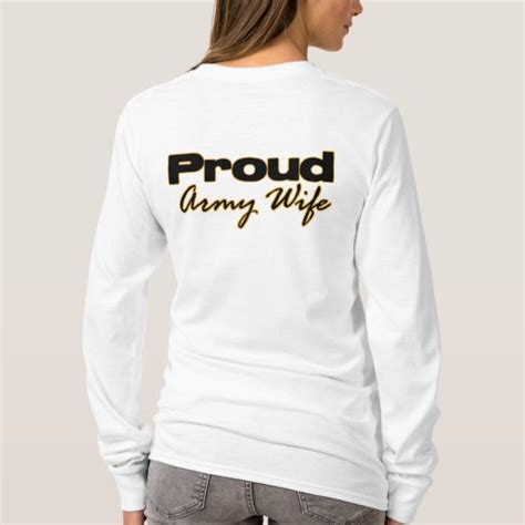 Proud Army Wife Hoodie Zazzle