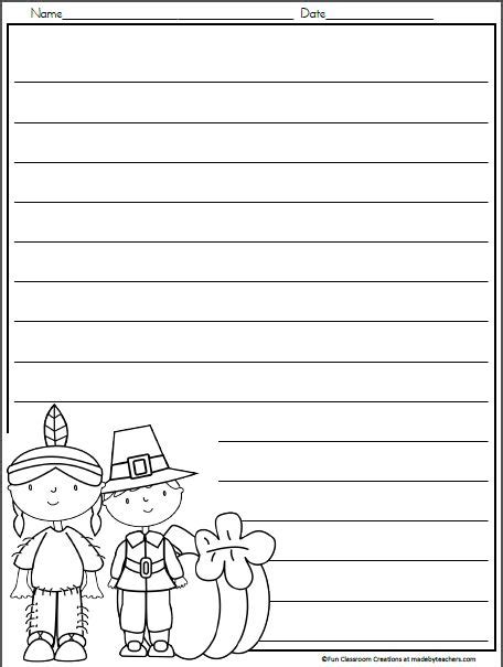 Thanksgiving Writing Templates - Made By Teachers | Thanksgiving
