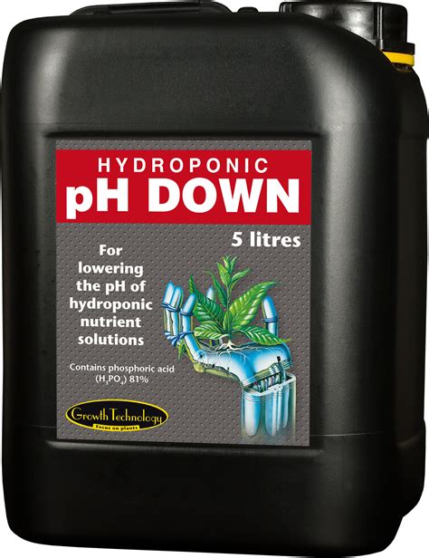 Check spelling or type a new query. pH Down 5 litre - An Essential for any Hydroponics System