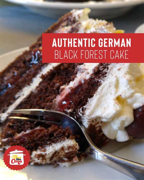 Authentic Black Forest Cake Recipe German Schwarzwälder Kirschtorte