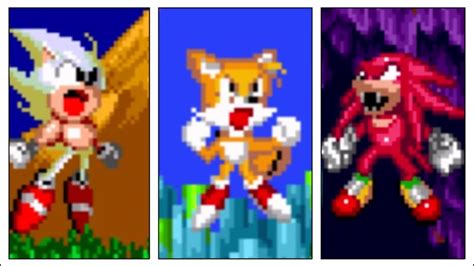 Super Sonic Super Tails Super Knuckles In Sonic 2 Youtube