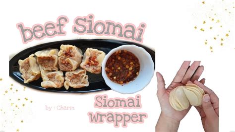 Home Made Siomai Wrapper And Siomai Mixture Recipe Youtube