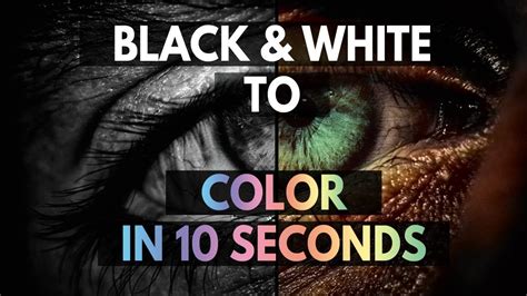 How To Colorize Black And White Photo Without Photoshop YouTube