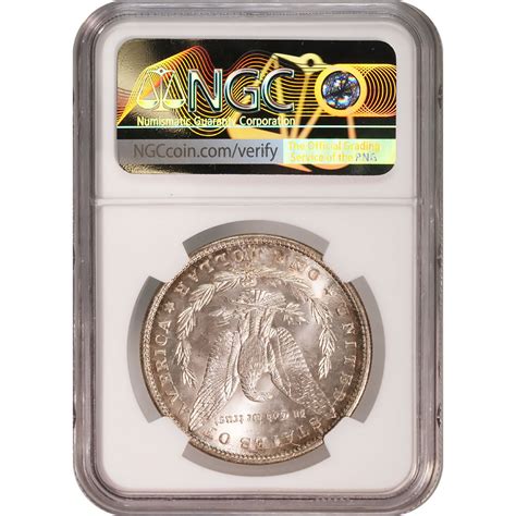 Certified Morgan Silver Dollar 1900 O Ms65 Ngc Toning Golden Eagle Coins