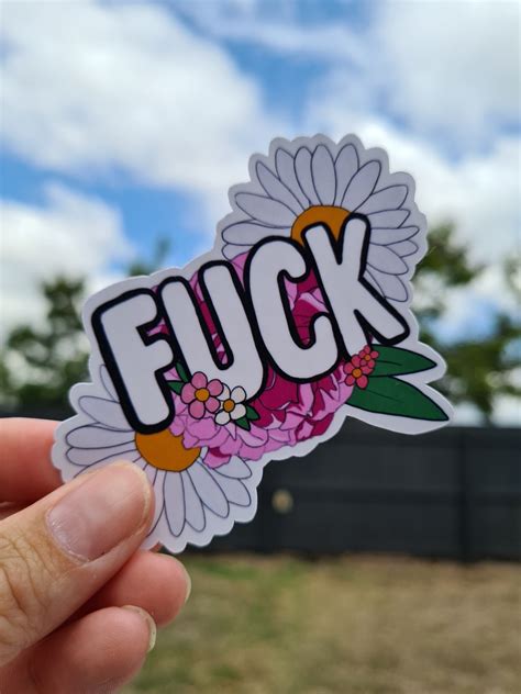 Vinyl Stickers Laptop Decal Phone Decal Fuck Sticker Etsy