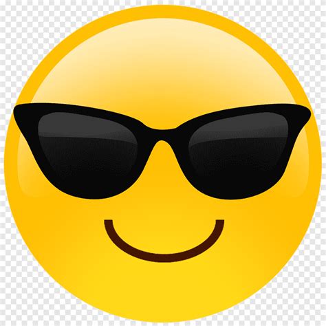 Emoji Smiley Smirk Sunglasses Emoji Face Heart Png Pngegg