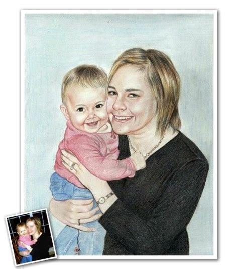 The difference between shade and shadow using colored pencils. Create a beautiful color pencil sketch for her this Mother ...