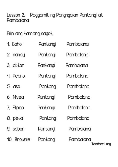 Filipino Words Forgot My Password Online Activities School Subjects