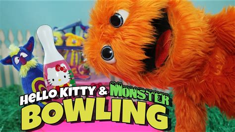 Hello Kitty Bowling Set Toy Review And Monster Bowling Set For Kids