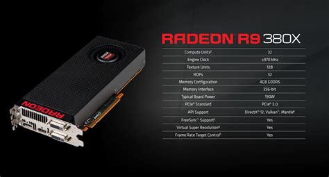 Graphics card and gpu database with specifications for products launched in recent years. AMD unveils its latest Radeon R9 380X Graphics Card